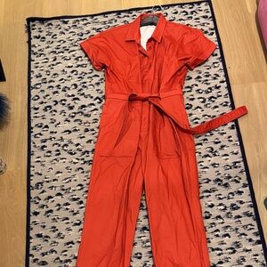 Chic Red Women's Jumpsuit